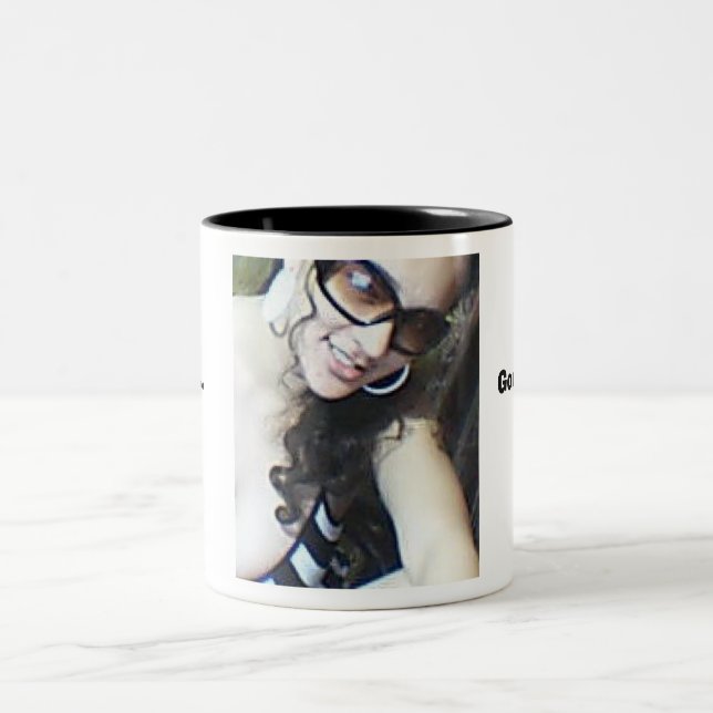 2 Couleurs Tasse noire (Centre)