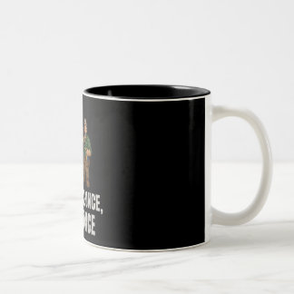 2 Couleurs Tasse noire de menuiserie 'Mesurer une fois, coupe