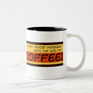 2 Couleurs Tasse non bonjour