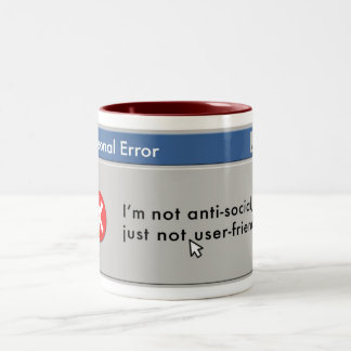 2 Couleurs Tasse non facile à utiliser