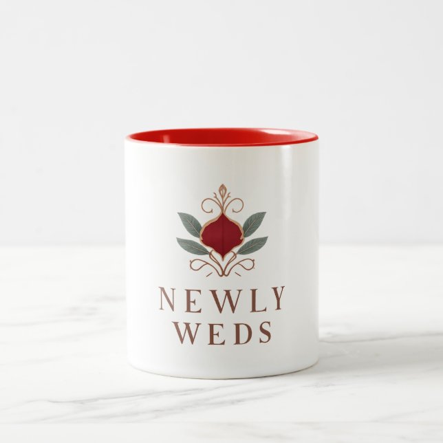 2 Couleurs Tasse - Nouveaux Mariés (Centre)