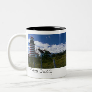 2 Couleurs TASSE occidentale est de phare de n Quoddy