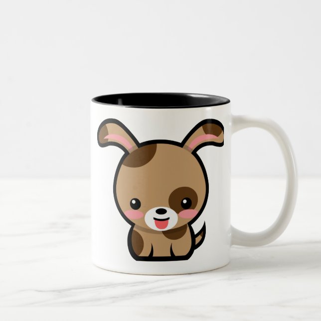 2 Couleurs Tasse officielle de chiot de SuperPets (Droit)