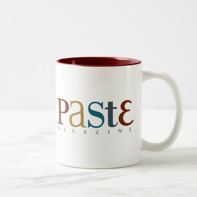 2 Couleurs Tasse officielle de logo de pâte (Droit)