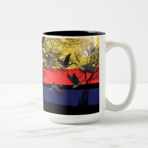 2 Couleurs Tasse Oies de Nuit