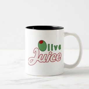 2 Couleurs Tasse olive de jus