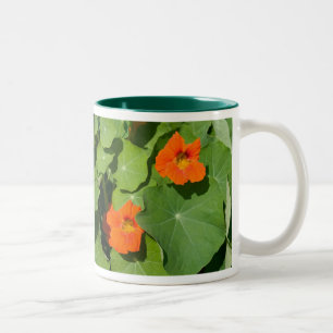 2 Couleurs Tasse orange de nasturce