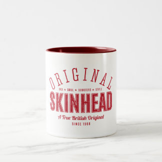 2 Couleurs Tasse originale de skinhead