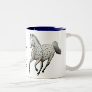 2 Couleurs Tasse personnalisable d'amour d'Appaloosa de
