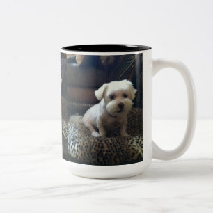 2 COULEURS TASSE PERSONNALISABLE DE PHOTO D'ANIMAL FAMILIER