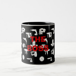 2 Couleurs Tasse personnalisable d'équipe de construction