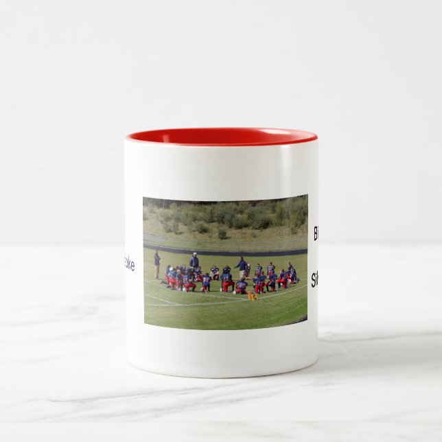 2 Couleurs tasse personnalisée (Centre)