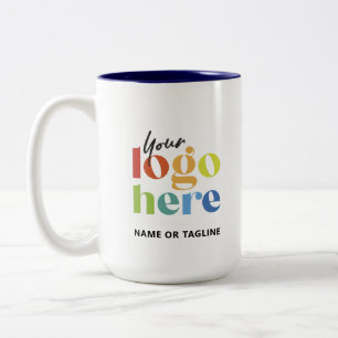 2 Couleurs Tasse personnalisée avec logo de marque promotionn