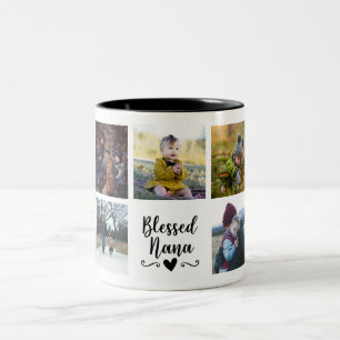 2 Couleurs Tasse personnalisée avec photo de Nana bénie