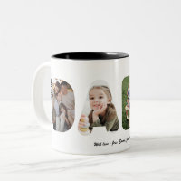 Tasse personnalisée avec photo et mot Dada pour la