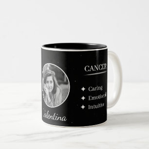 2 Couleurs Tasse personnalisée avec photo et nom - Caractère 