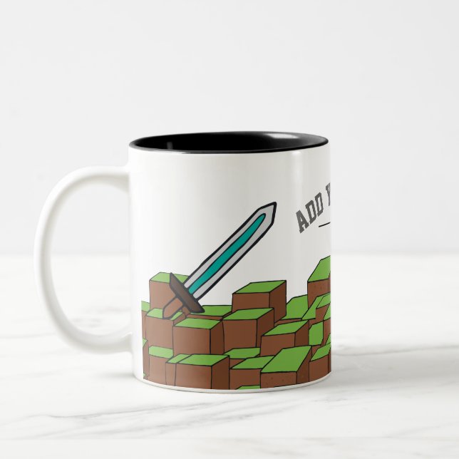 2 Couleurs Tasse personnalisée de Gamer (Gauche)