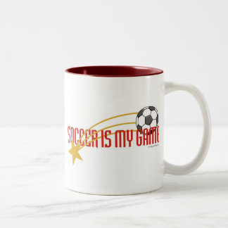 2 Couleurs Tasse personnalisée d'étoile du football