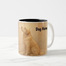Tasse personnalisée Golden Retriever "Toujours en