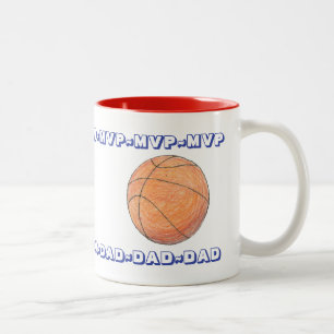2 Couleurs Tasse personnalisée pour la fête des pères MVP PAP