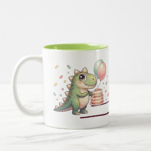 2 Couleurs Tasse personnalisée pour le anniversaire de garçon