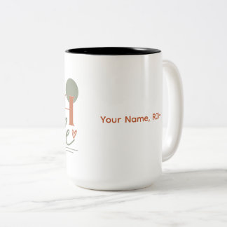 2 Couleurs Tasse personnalisée RDH Life - cadeau dentaire