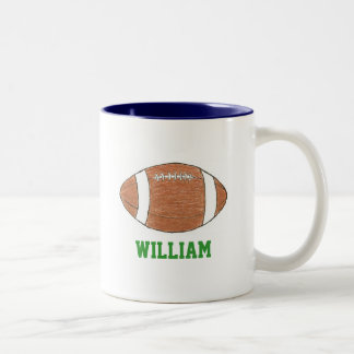 2 Couleurs Tasse personnalisée thème football