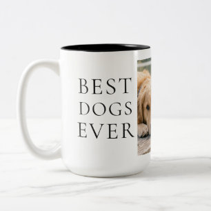 2 Couleurs Tasse photo Meilleurs chiens de tous les temps 