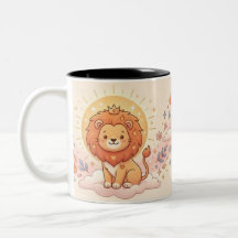 Tasse photo personnalisée du zodiaque Lion