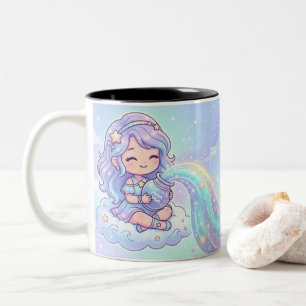 2 Couleurs Tasse photo personnalisée Verseau Zodiaque
