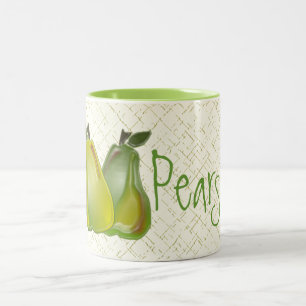 2 Couleurs Tasse Poires 3D (WC)