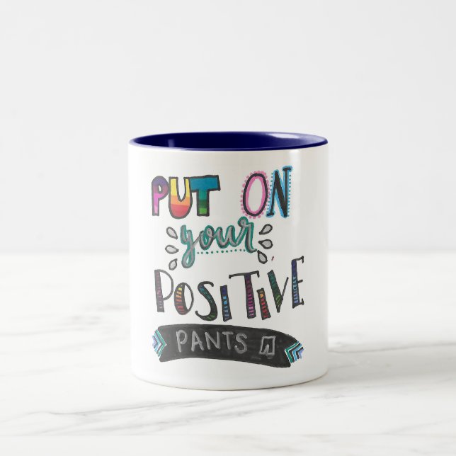 2 Couleurs Tasse positive de pantalon (Centre)