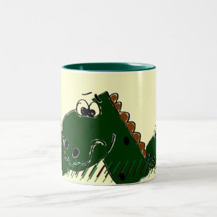 2 Couleurs Tasse potable de Derby Dinasour
