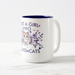 2 Couleurs tasse pour amateur de chat café, tasse créer votre