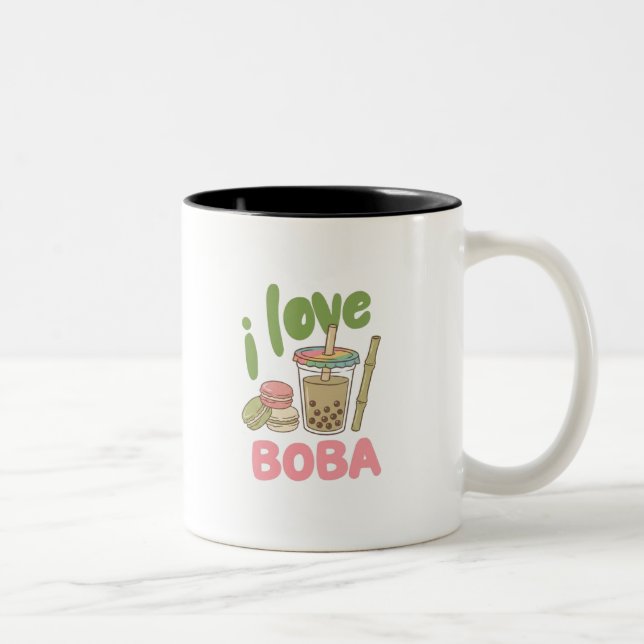 2 Couleurs tasse pour amateurs de boba (Droit)