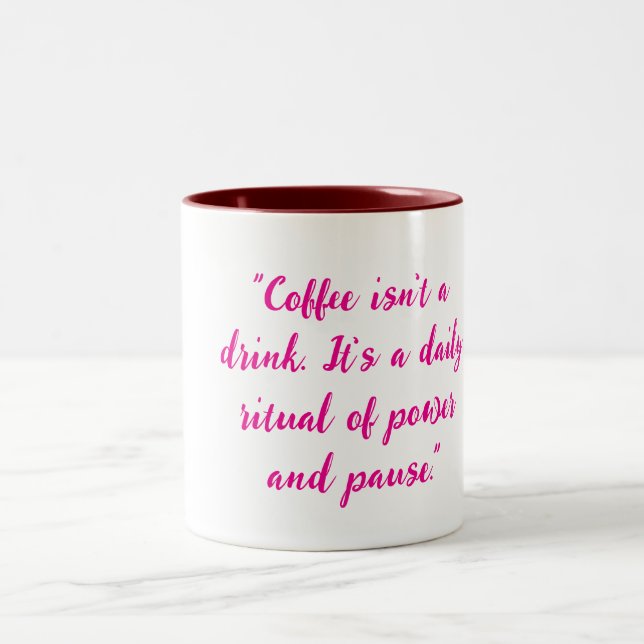 2 Couleurs Tasse pour amateurs de café (Centre)