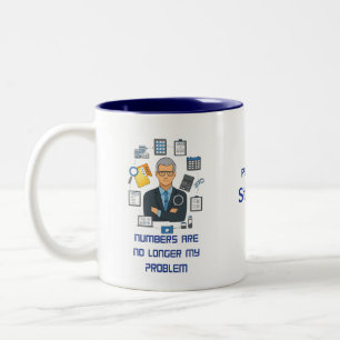 2 Couleurs Tasse pour Comptable à la Retraite – Cadeau de Ret