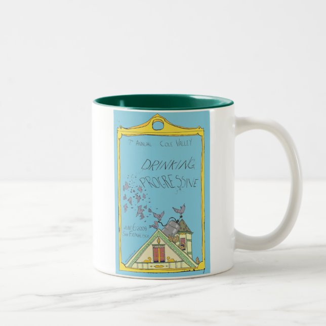 2 Couleurs Tasse pour des boissons alcoolisées (Droit)