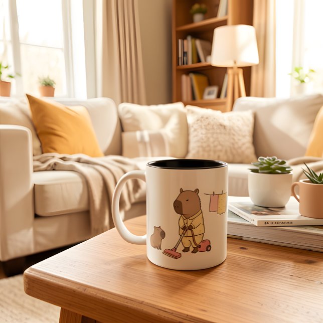 2 Couleurs Tasse pour maman capybara | Cadeau mignon et confo (Créateur téléchargé)