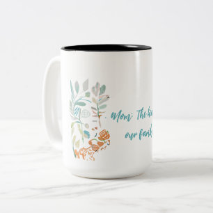 2 Couleurs Tasse pour maman – Minimaliste Cadeau élégant po