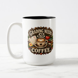 2 Couleurs Tasse pour professeur de café pour la correction