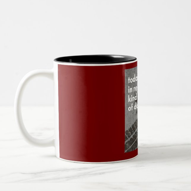 2 Couleurs Tasse pour une journée à l'envers (Gauche)
