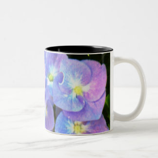 2 Couleurs Tasse pourpre d'hortensias de casquette de