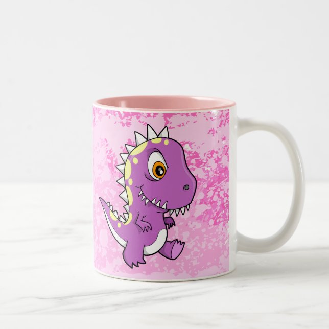 2 Couleurs Tasse pourpre mignonne folle de monstre (Droit)