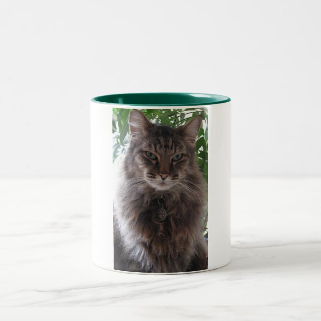 2 Couleurs Tasse principale de chat de ragondin (Centre)