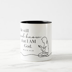2 Couleurs TASSE PSALM 46:10 - Café
