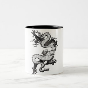 2 Couleurs Tasse puissante de dragon