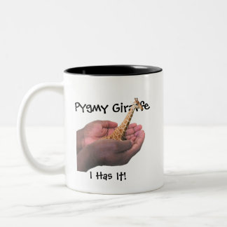 2 Couleurs Tasse pygméenne de girafe