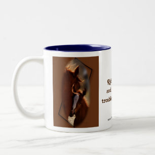 2 Couleurs Tasse quarte de cheval et de colt--personnaliser