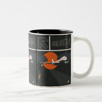 Tasse Queen of the Sky Jumbo Jet de style milieu d